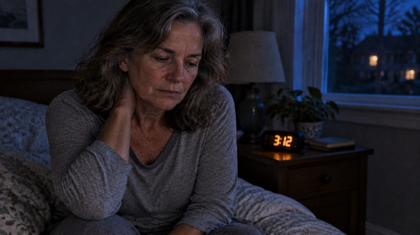 3:12 a.m., shoulders tight, mind racing – the alarm doesn't clock out at bedtime.