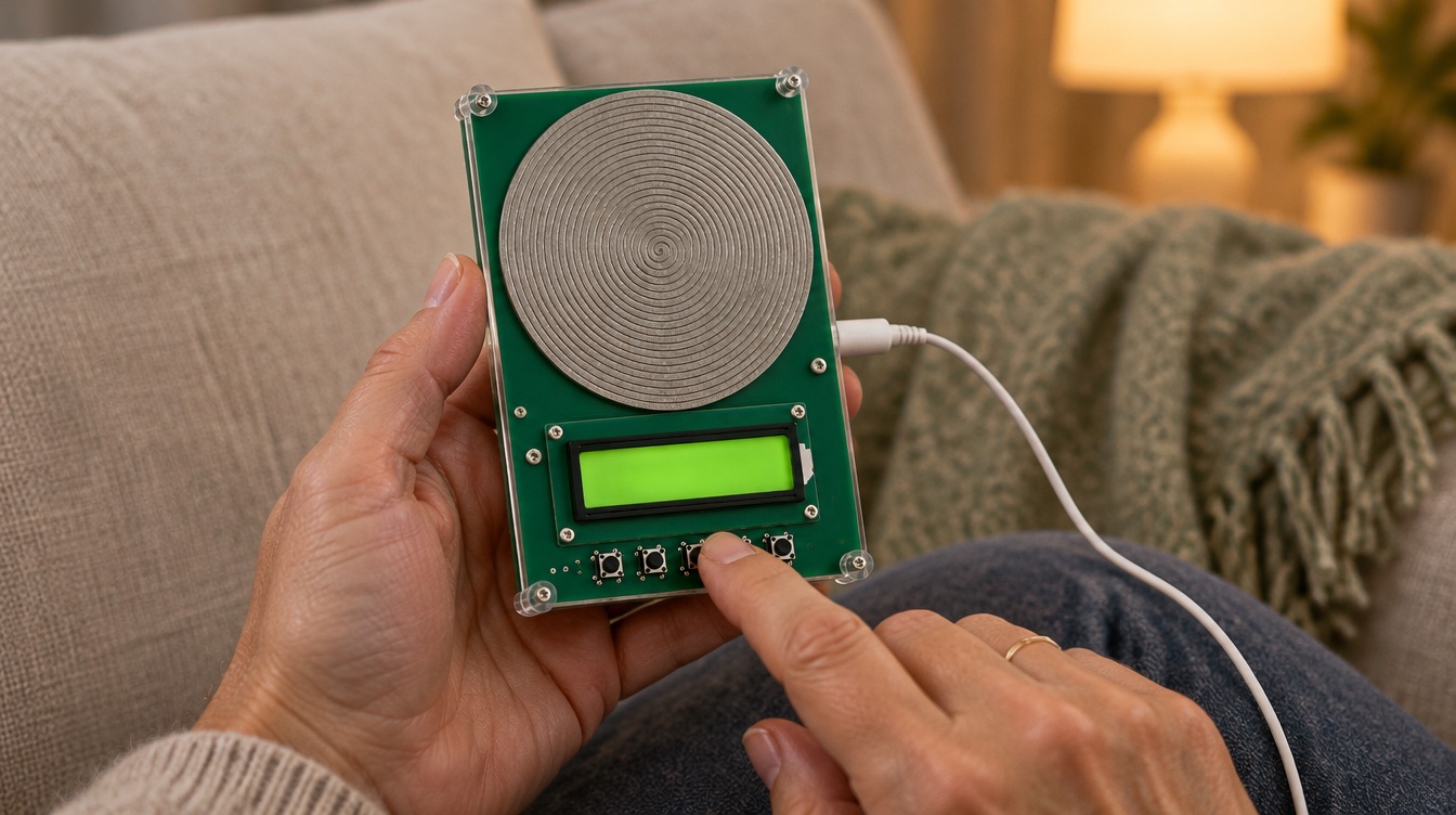 A few button presses: 174, 396, 528 or 7.83 Hz.